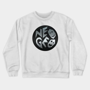 Neo Geo (chrome on black) Crewneck Sweatshirt